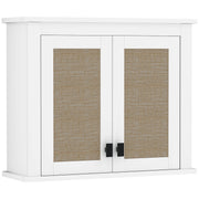 Armário de Parede para Casa de Banho Branco 60x19,5x49,4 cm