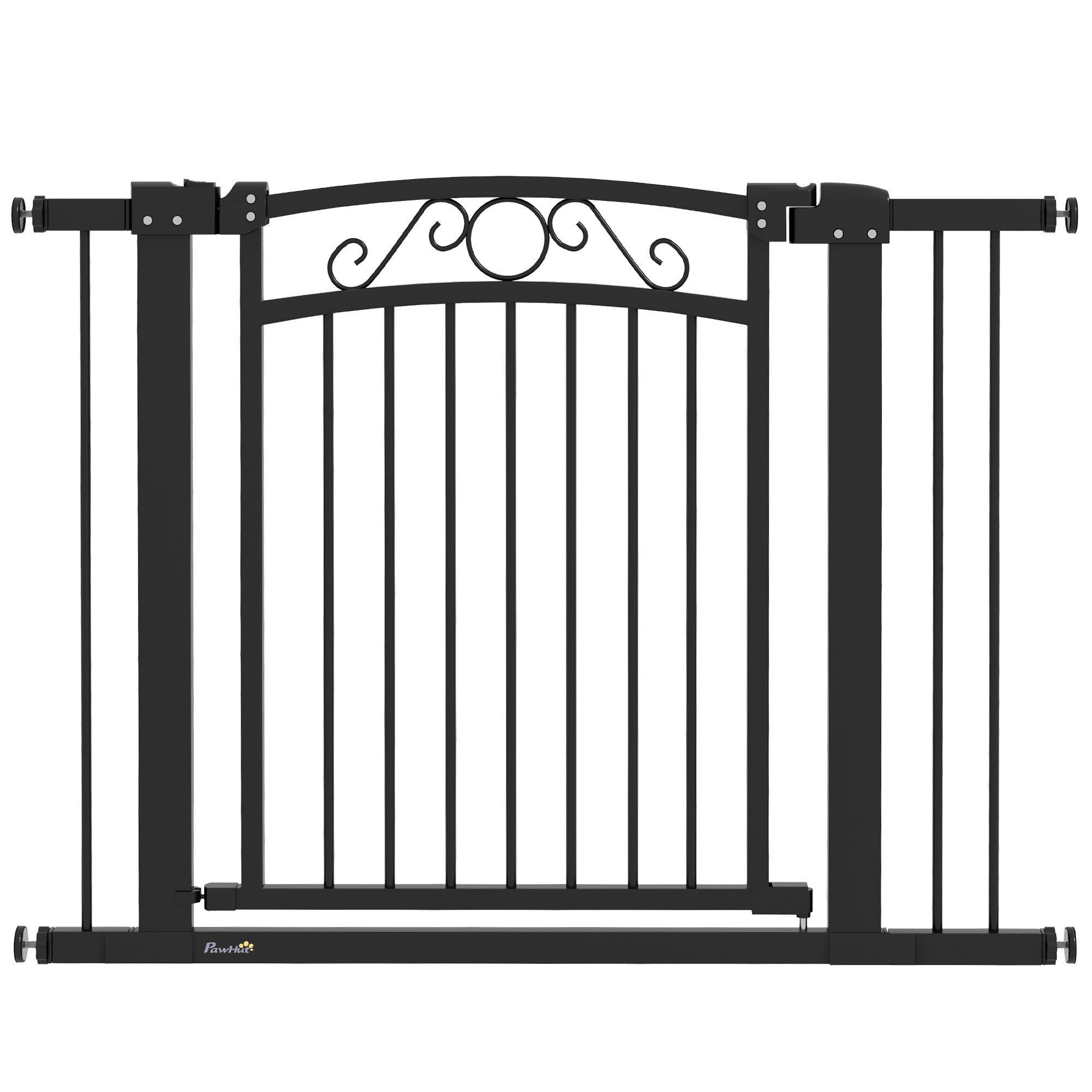 Barreira de Segurança Extensível 76-102 cm Preto