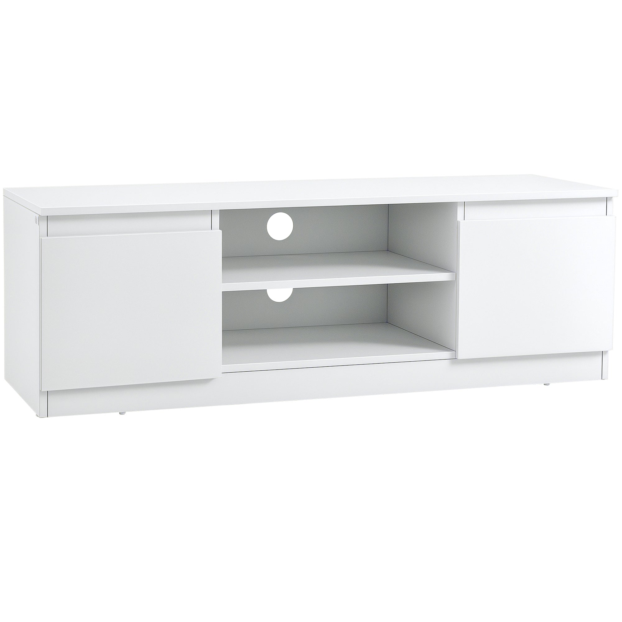 Móvel de TV Moderno Branco 120x39,5x40 cm