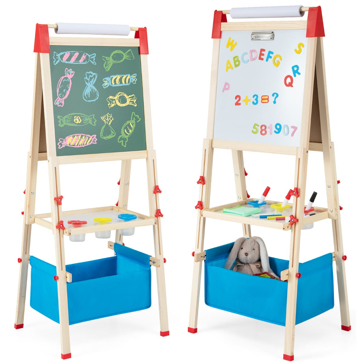 Cabalete Infantil Ajustável – 102-126cm – Madeira