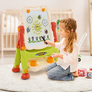 Caballete de Arte para Crianças – Ajustável em Altura – Laranja