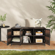 Cesto de Armazenamento – 318 L – Castanho – Ratan PE