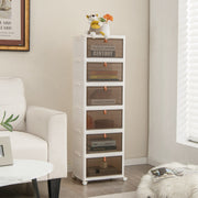 Sapateira Vertical Dobrável – 40 x 27,5 x 123 cm – Branco – PP