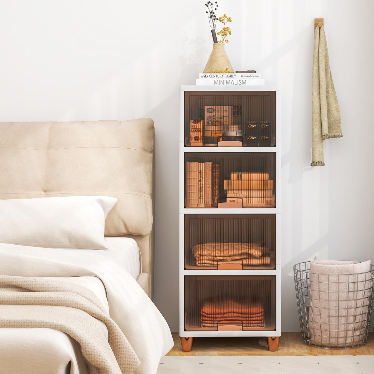 Caixa de Armazenamento – 150 L – Branco – Plástico