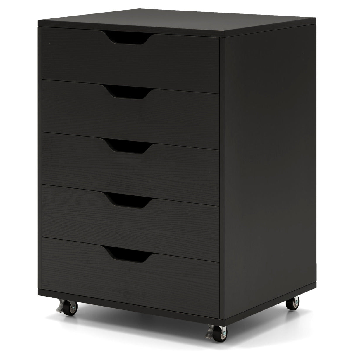 Organizador de 5 Gavetas com Rodas - Ideal para Casa e Escritório