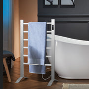 Toalheiro Aquecido 2 em 1 – Alumínio – Prateado