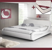 Cama Piccione branca (120x190cm) com colchão Texas