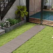 Caminho de Jardim – 242 x 43 x 1,2 cm – Cinzento – HDPE