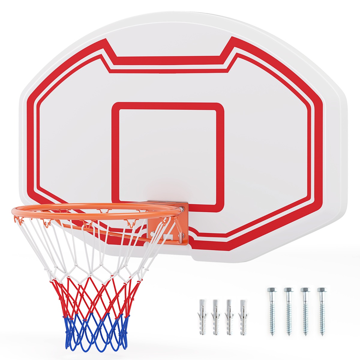 Canasta de Basquetebol de Parede – 91 x 61 cm – PE