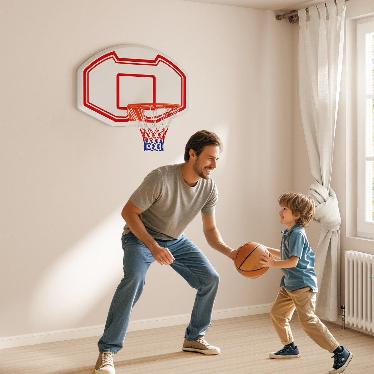 Canasta de Basquetebol de Parede – 91 x 61 cm – PE