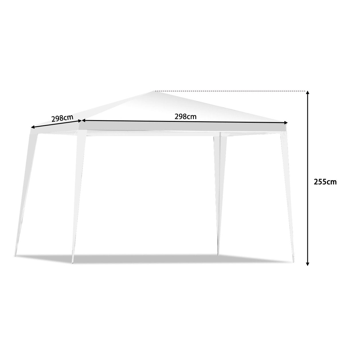 Carpa de Exterior – 3 x 3 m – Branco – Metal e PE