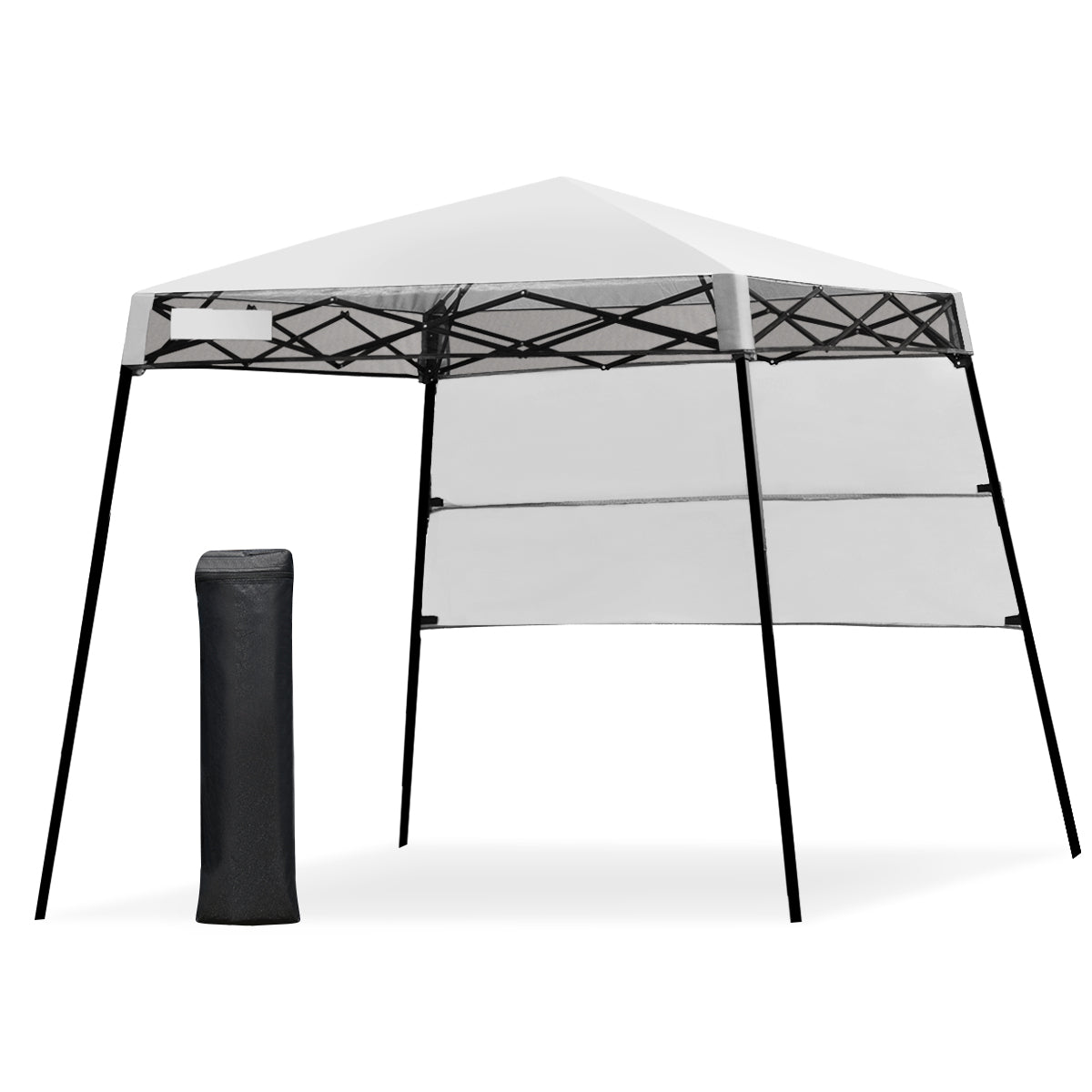 Carpa de Abertura Automática – 182 x 182 cm – Branco – Tecido e Aço