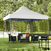 Tenda de Exterior – 3 x 3 m – Branco – Tecido Oxford e metal