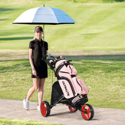 Carrinho de Golfe – 3 rodas – Vermelho – Alumínio