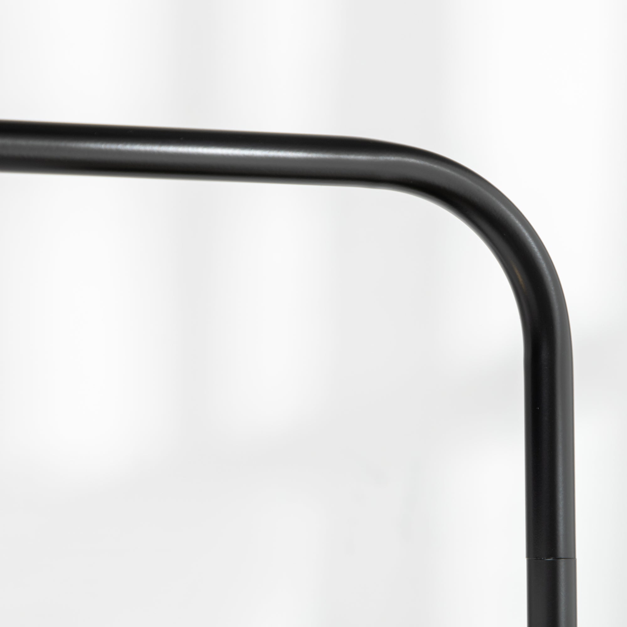 Candeeiro de Pé Moderno com Ecrã de Linho 64x38x163,5cm Branco e Preto