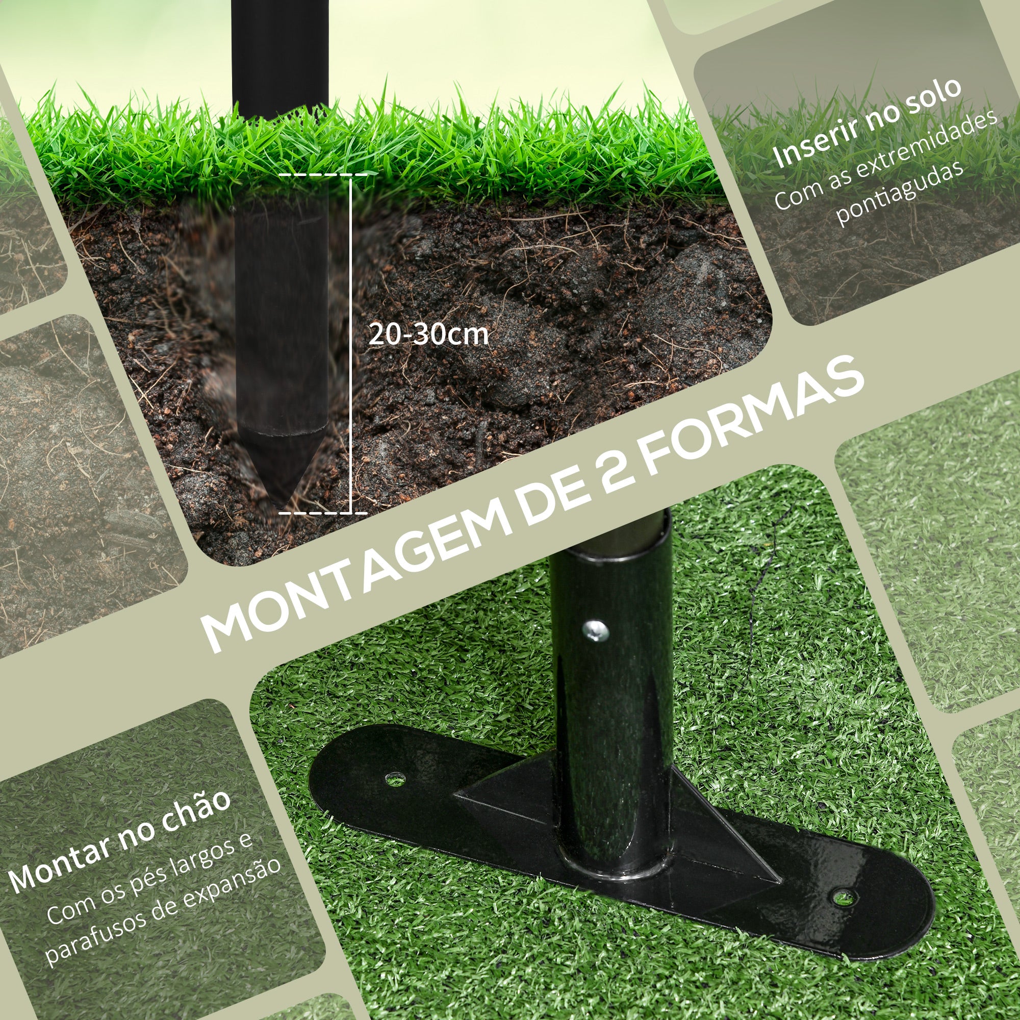 Vedação de Jardim em Aço Marrom 93x22x120cm