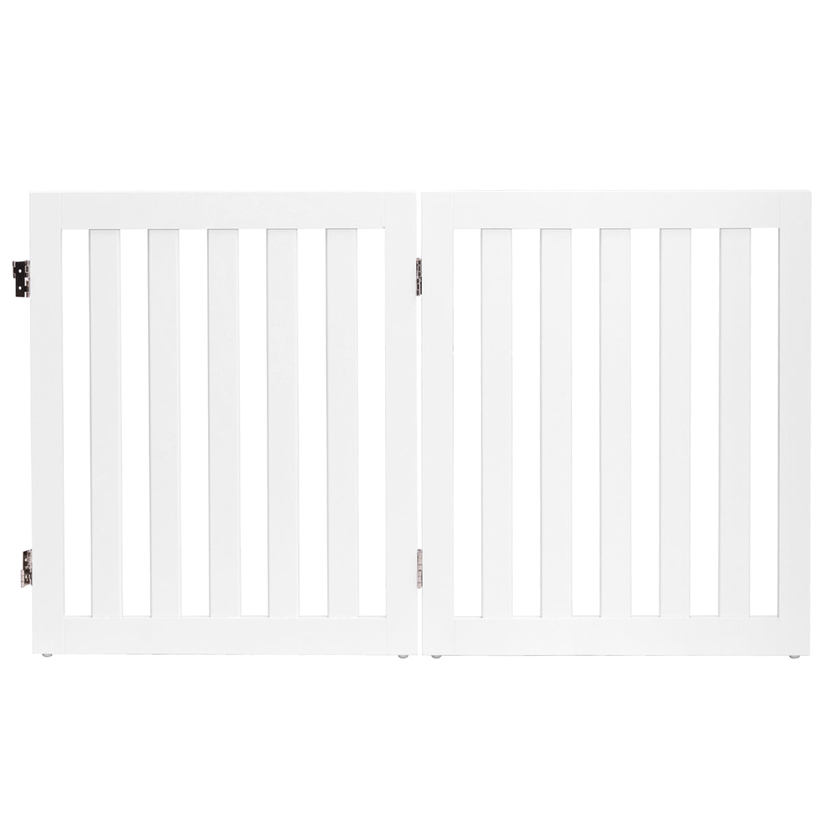 Cerca Desdobrável para Animais de Estimação – Branca – Madeira