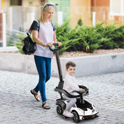 Carro de Passeio 3 em 1 – Branco – Metal e PP