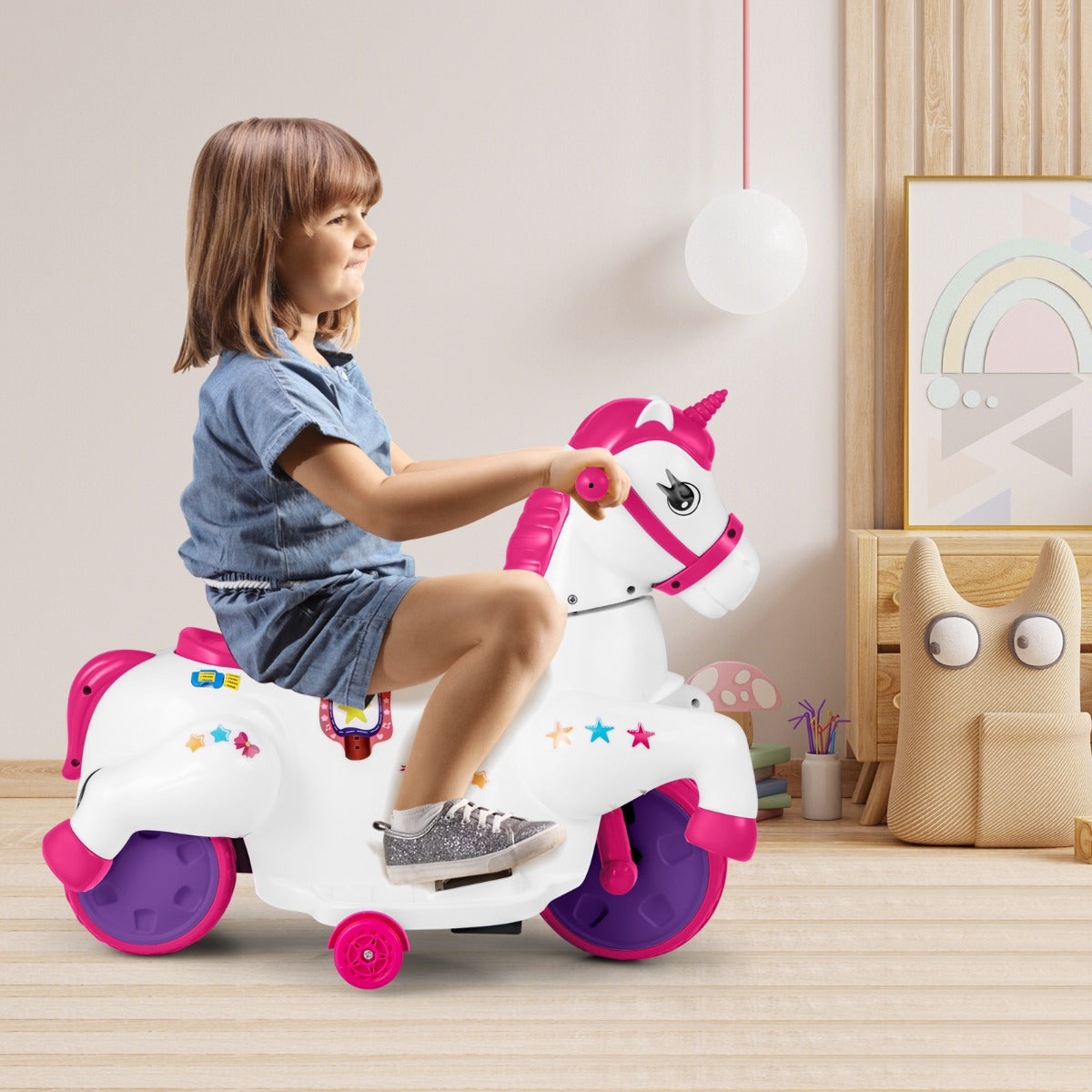 Pony Montável Elétrico – 12V – Rosa