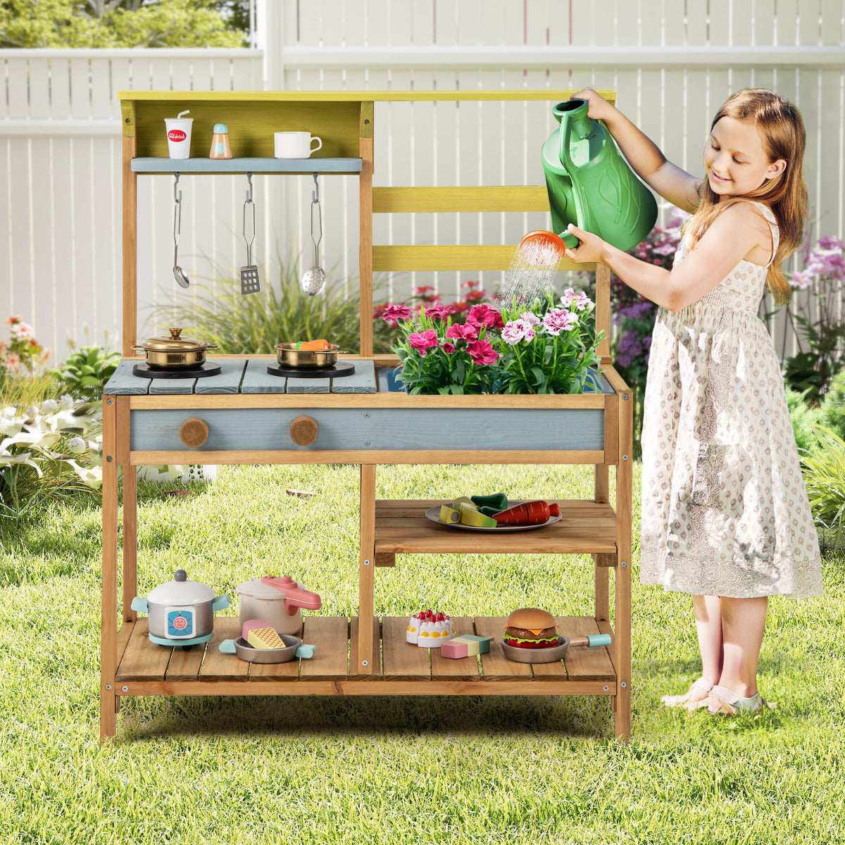 Cozinha de Barro e Madeira de Abeto – Natural