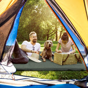 Colchão de Camping Autoinsuflável em Espuma para 2 Pessoas - Verde 187 x 130 x 4 cm