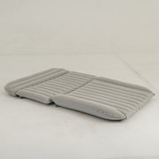 Colchão Insuflável para Carro Colchão de Ar para SUV Flocado com Bomba 3 Bocas e Bolsa de Transporte 190 x 130 cm Cinzento