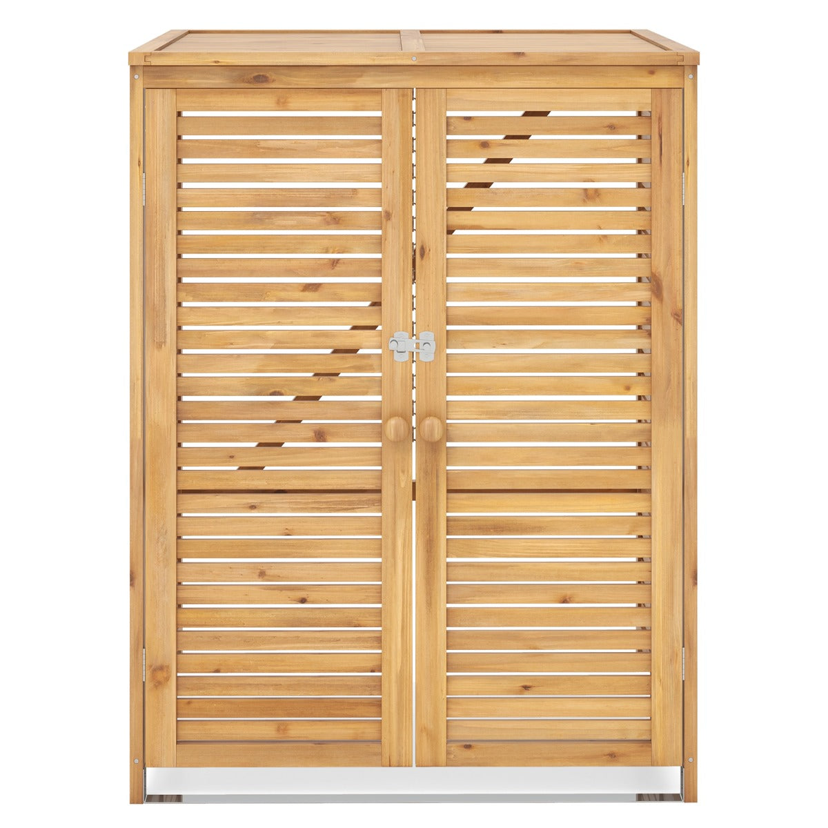 Abrigo de Lixo – 120 L – Natural – Madeira de Abeto