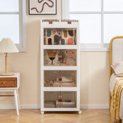 Conjunto de contentores de armazenamento – 160 L/210 L – Branco – Plástico