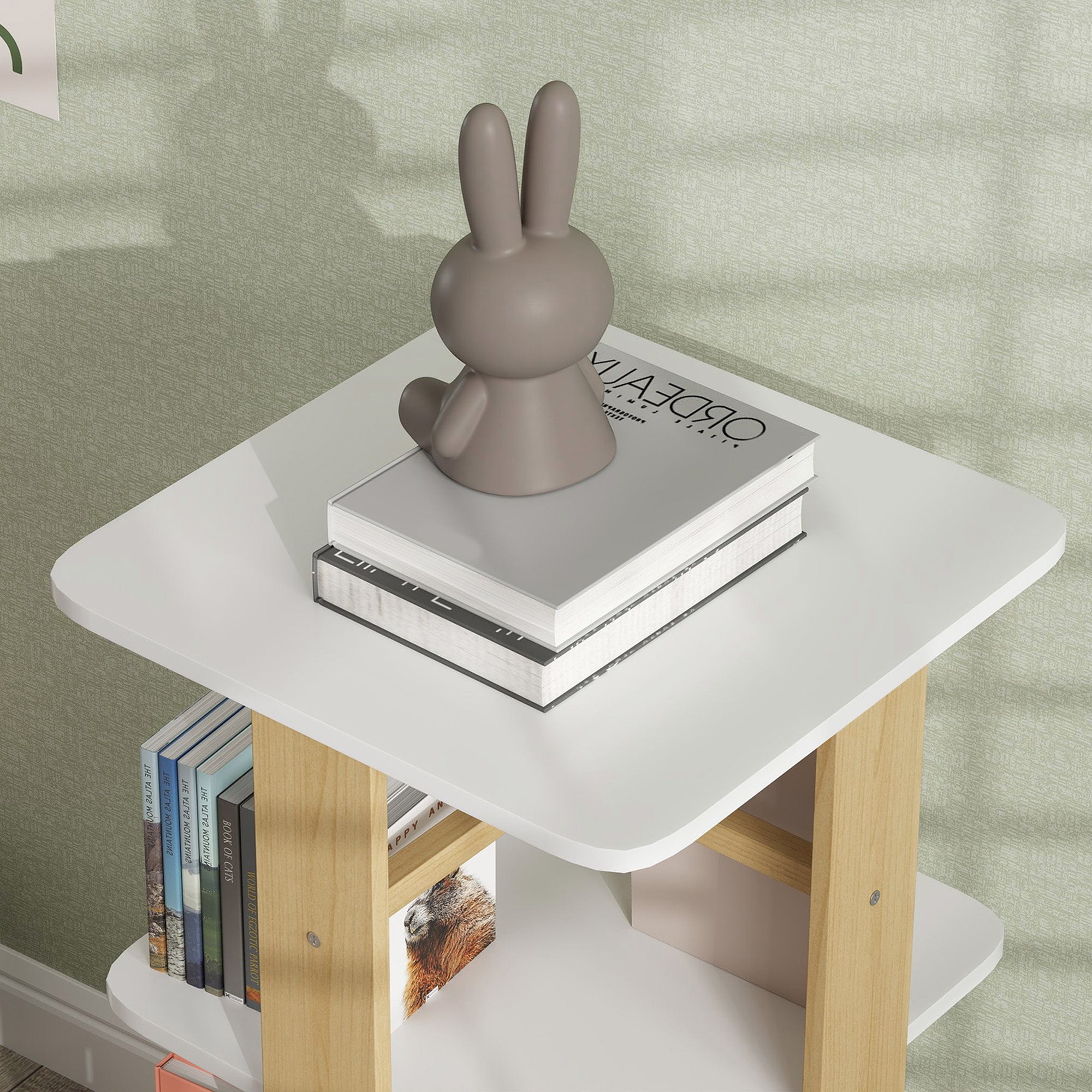Estante Infantil com Rodas 48x48x99,5 cm - Branco