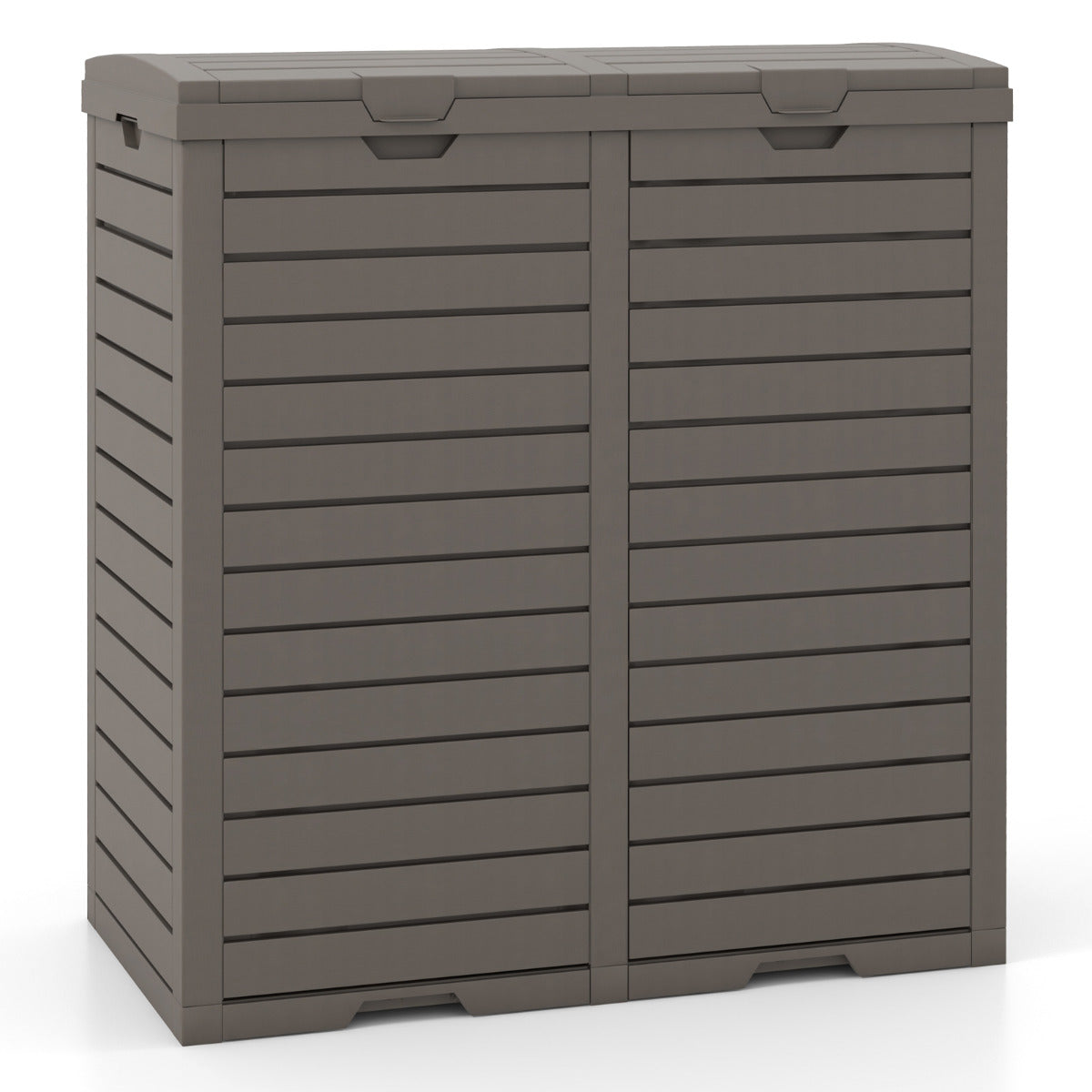 Cubo de Lixo Exterior – 118L – Castanho – PP