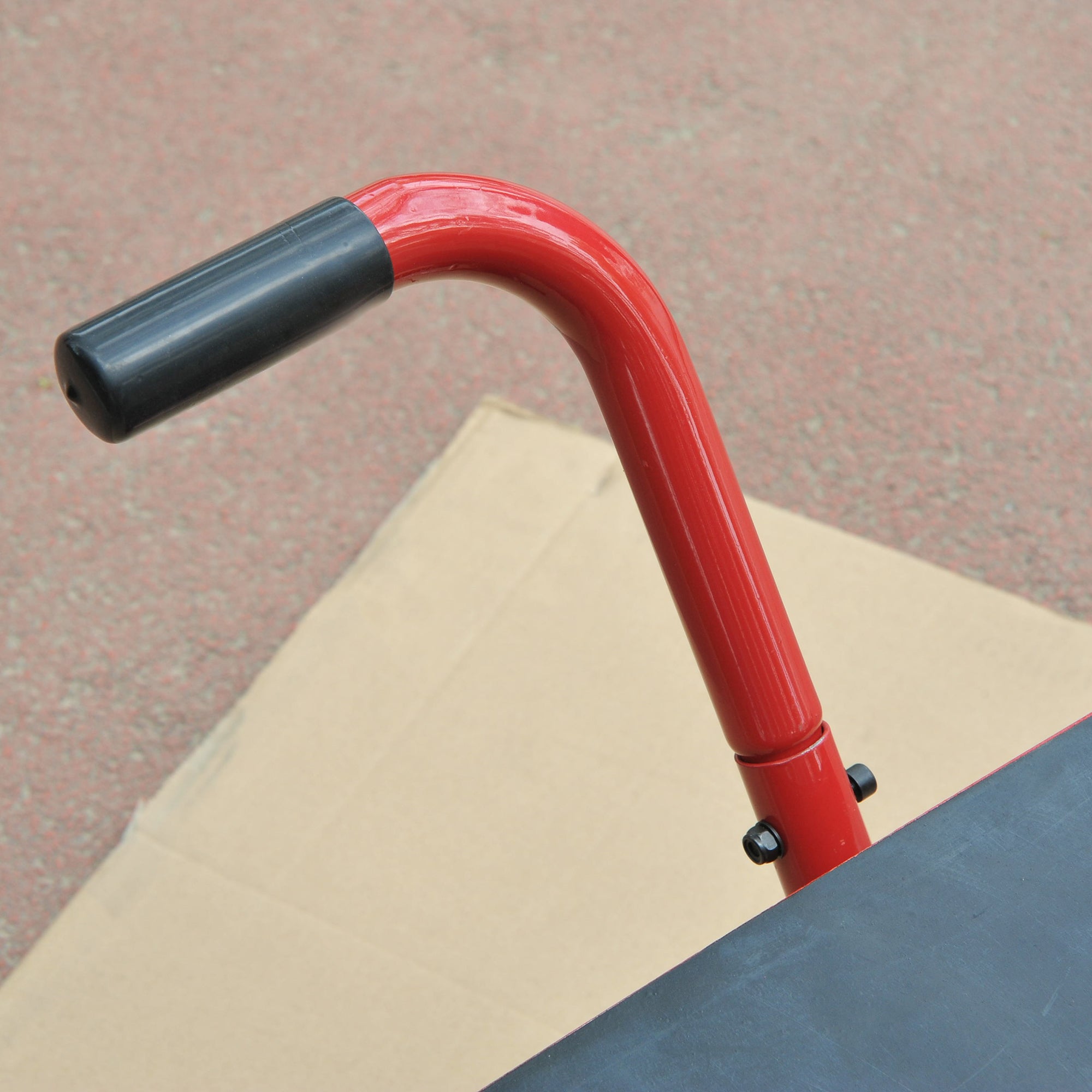 Plataforma Elevação para Motocicletas Aço 28x34x30-40cm - Vermelho