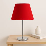 Candeeiro de Mesa – 37 cm – Vermelho – PVC