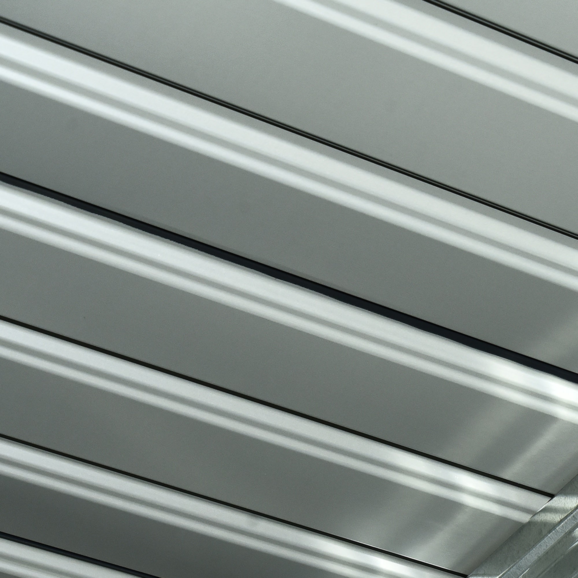 Abrigo de Jardim 280x130x172cm - Cinza Escuro - Aço Galvanizado