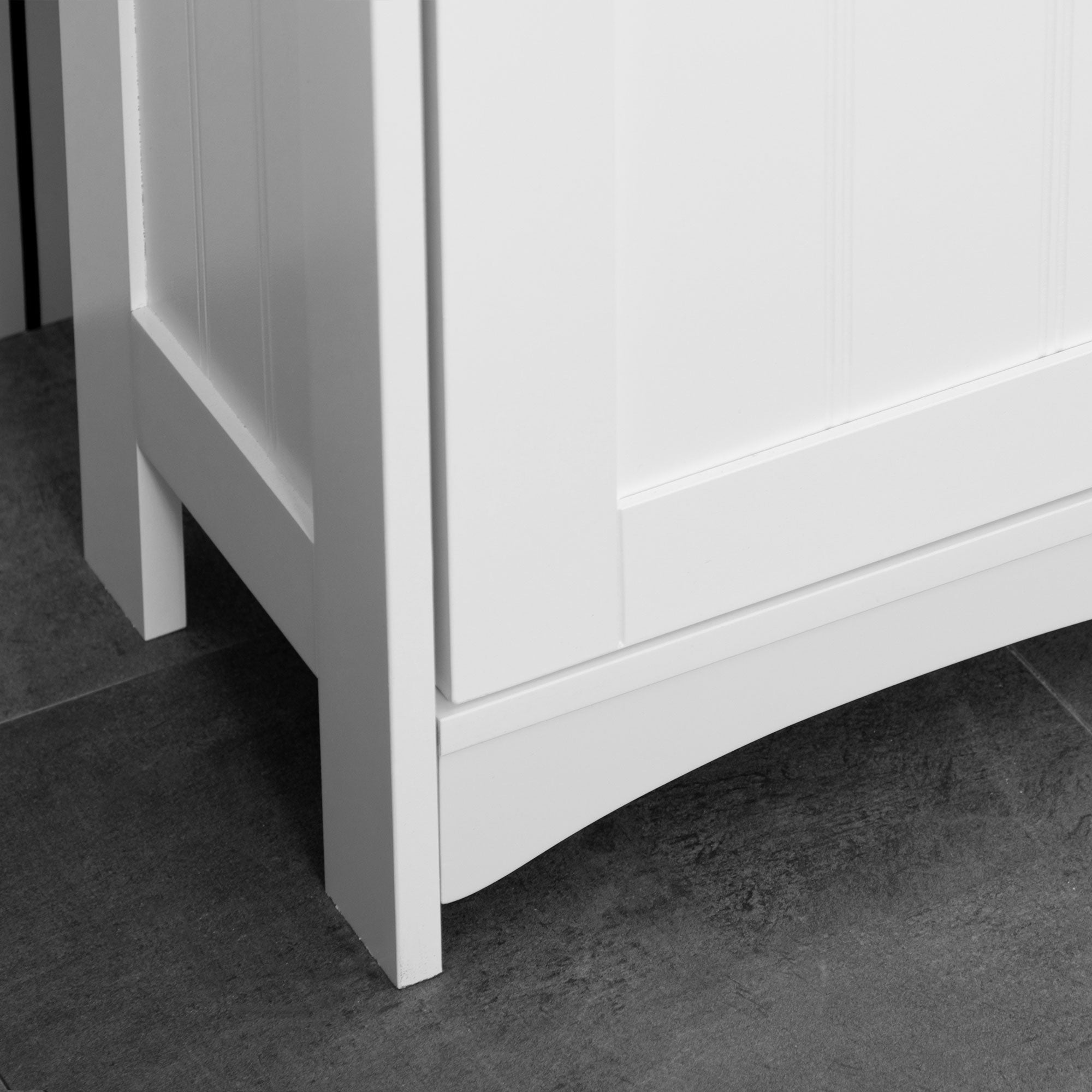 Coluna Casa de Banho Armário Alto Auxiliar 34x23x165 cm - Branco
