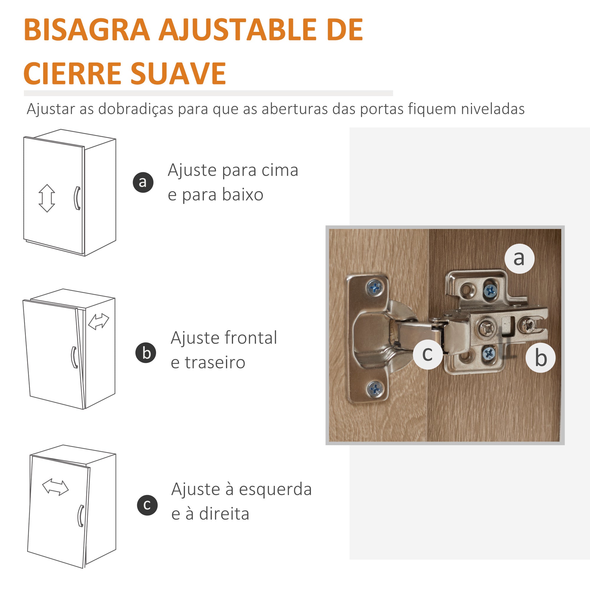 Aparador de Sala Moderno em Madeira Natural 80x30x96.5 cm