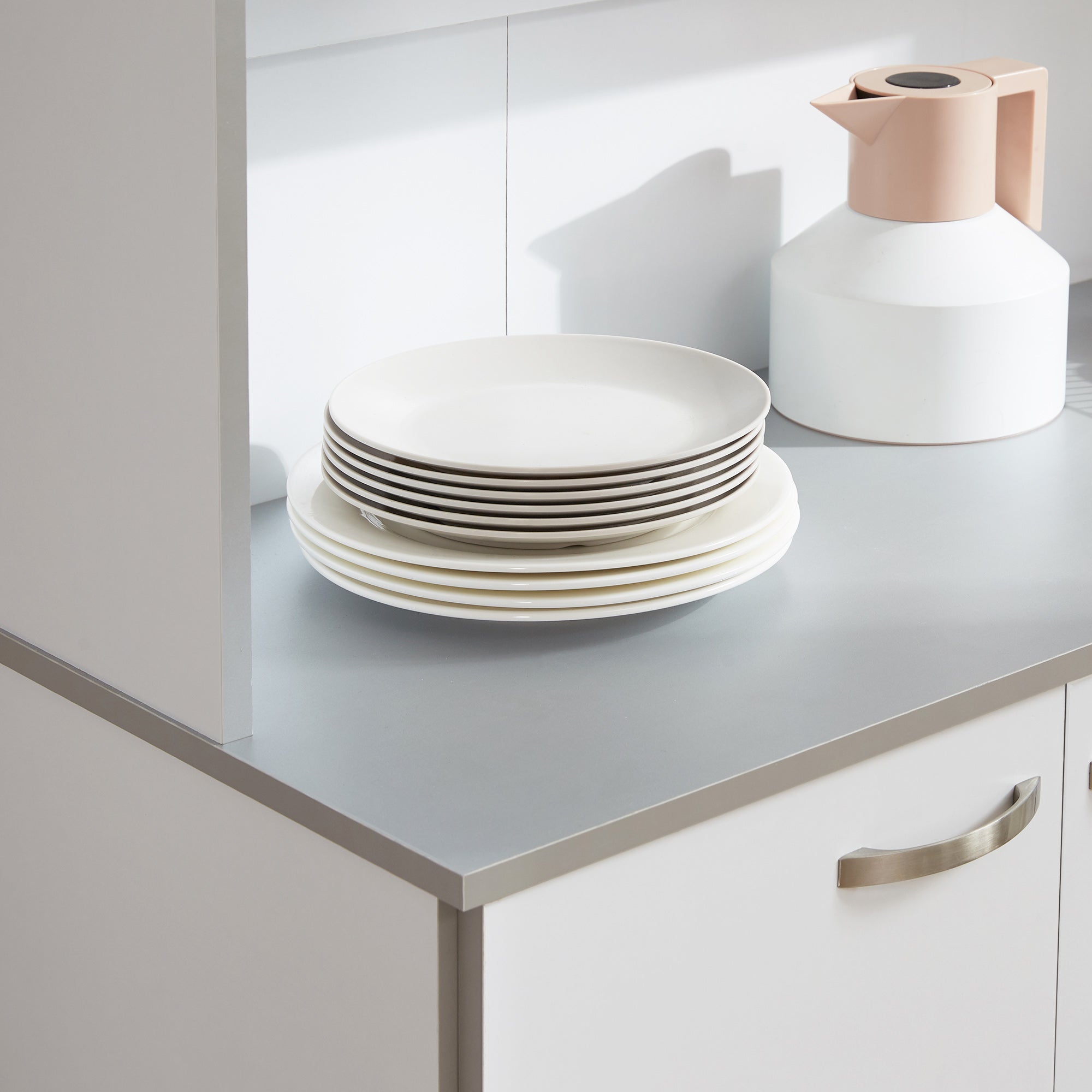 Armário de Cozinha Aparador de Sala de Jantar Branco 101x39x180 cm