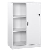 Armário de Escritório 80x40x120cm Branco - Organização e Segurança