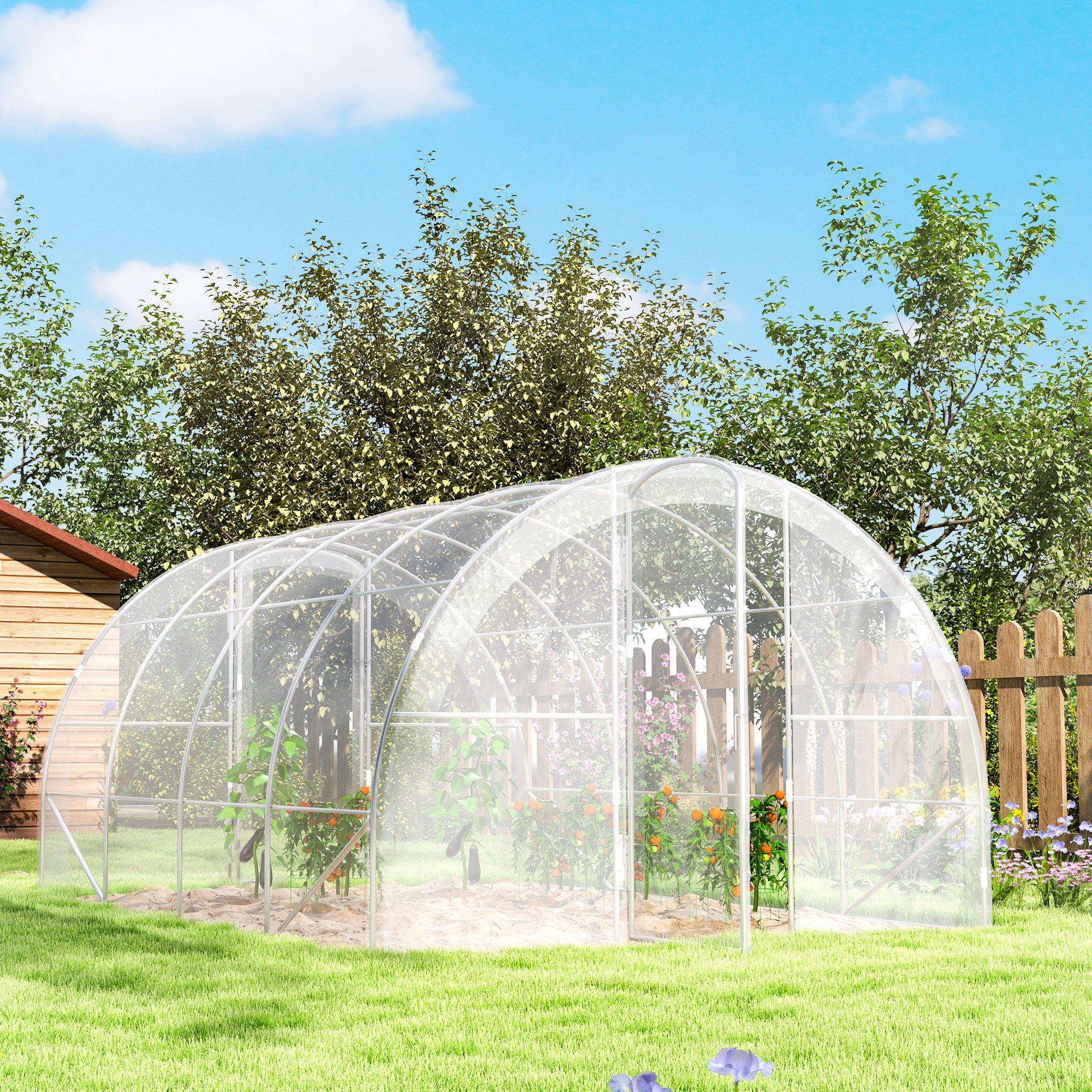 Estufa de Jardim 395x295x195 cm Transparente