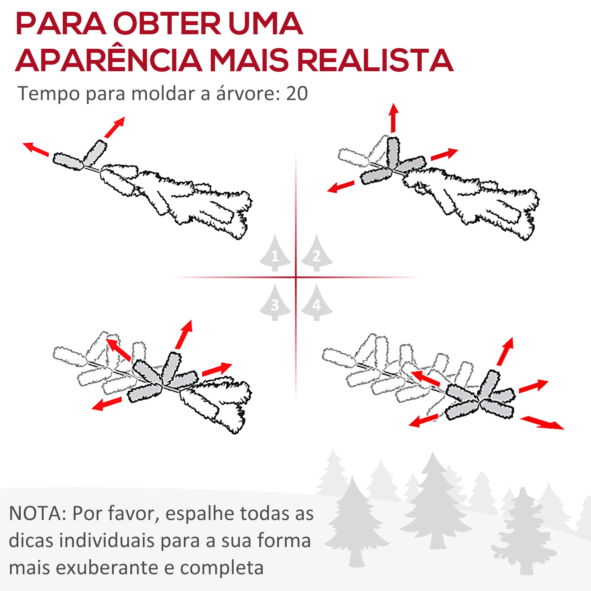 Árvore de Natal Artificial 150cm Verde com 420 Ramos e Decorações