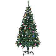Árvore de Natal Artificial 150cm Verde com 420 Ramos e Decorações