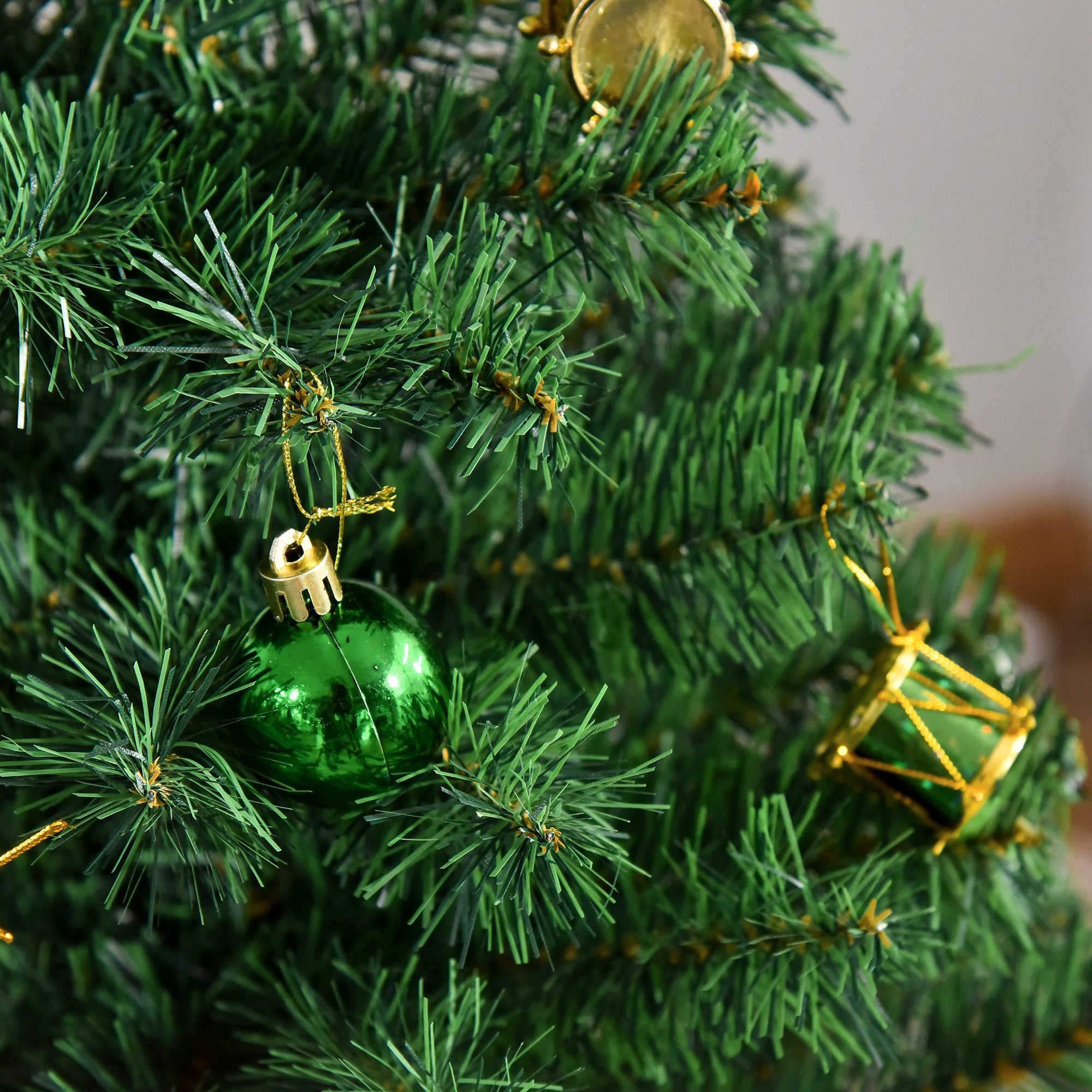 Árvore de Natal Artificial 150cm Verde com 420 Ramos e Decorações