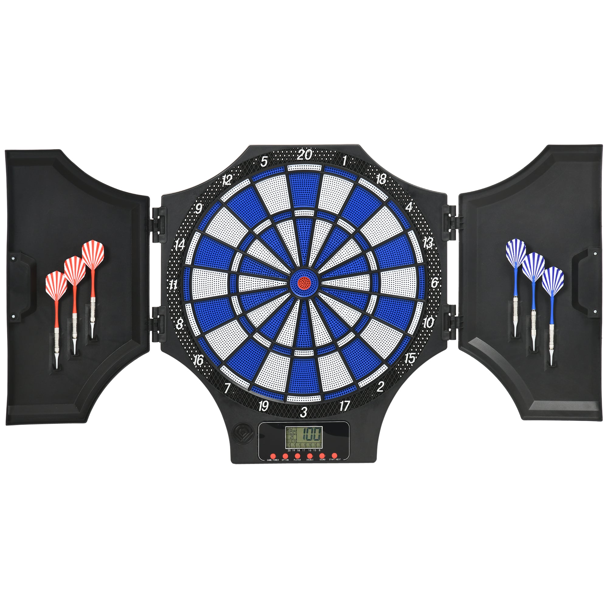 Alvo Eletrónico Dobrável 83x4x45 cm Preto
