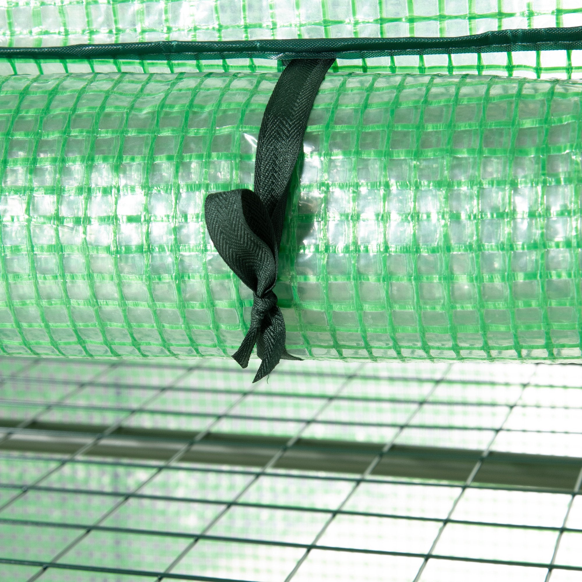 Estufa de Jardim – 80x49x160 cm – Verde – Aço e PE