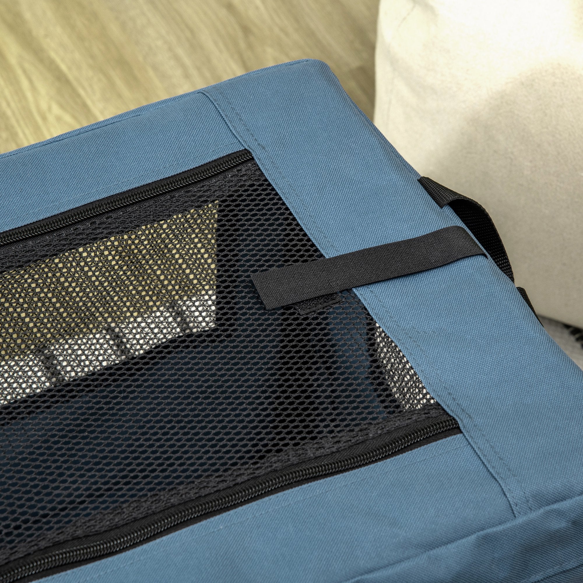 Transportadora para Cães e Gatos Azul 48,5x34x34 cm