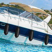 Conjunto de Defensas de Barco – 68,5 x 21,5 cm – Preto – PVC