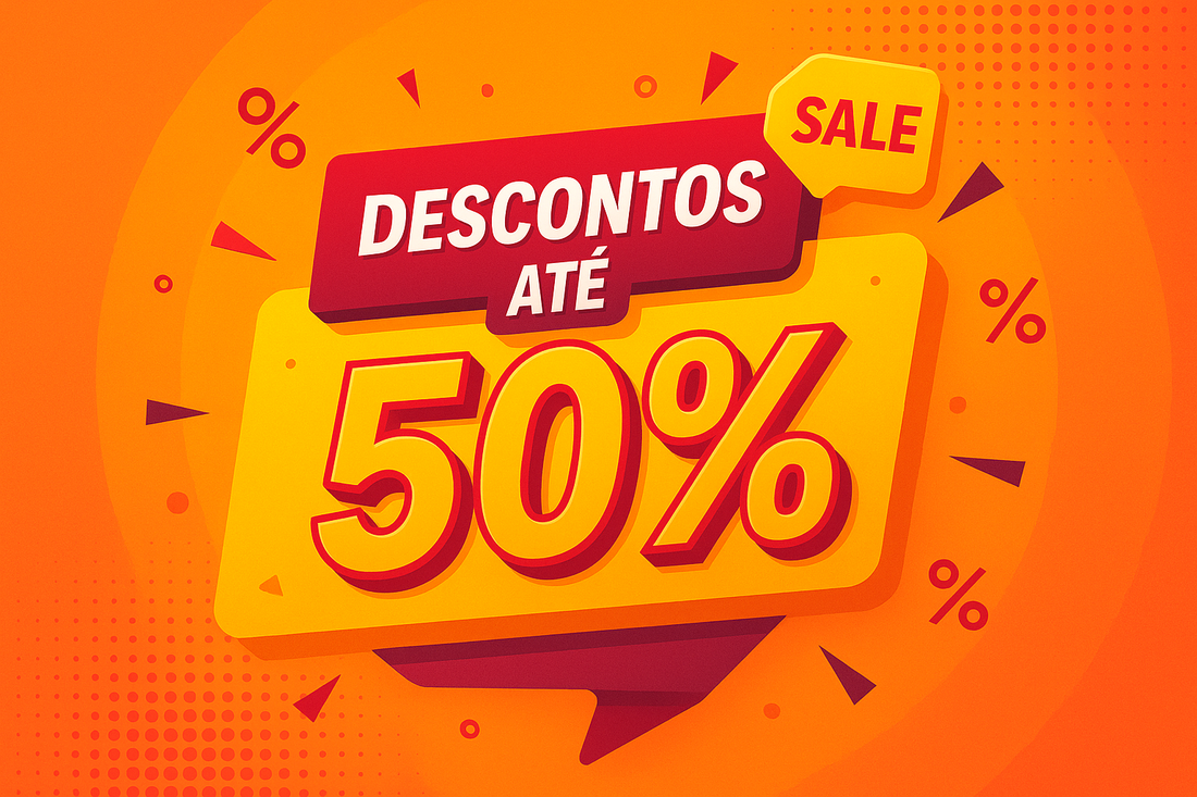 Descontos até 50%
