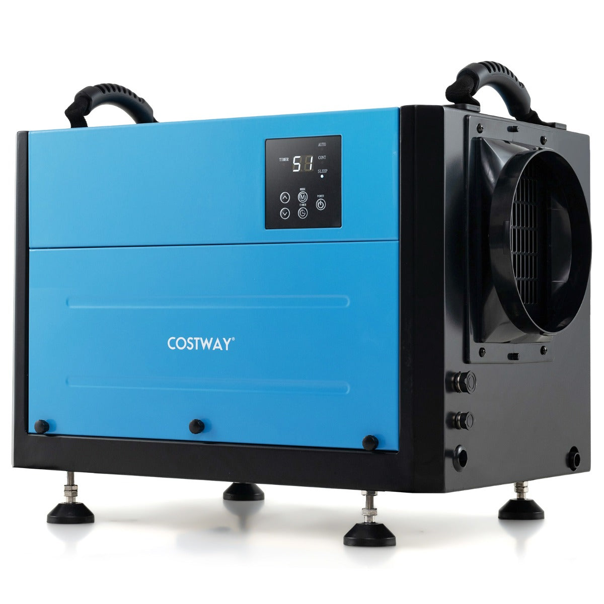 Desumidificador para Espaços Reduzidos de 58,5/73,5 L/Dia com 3 Modos Temporizador e Descongelação Automática - Azul