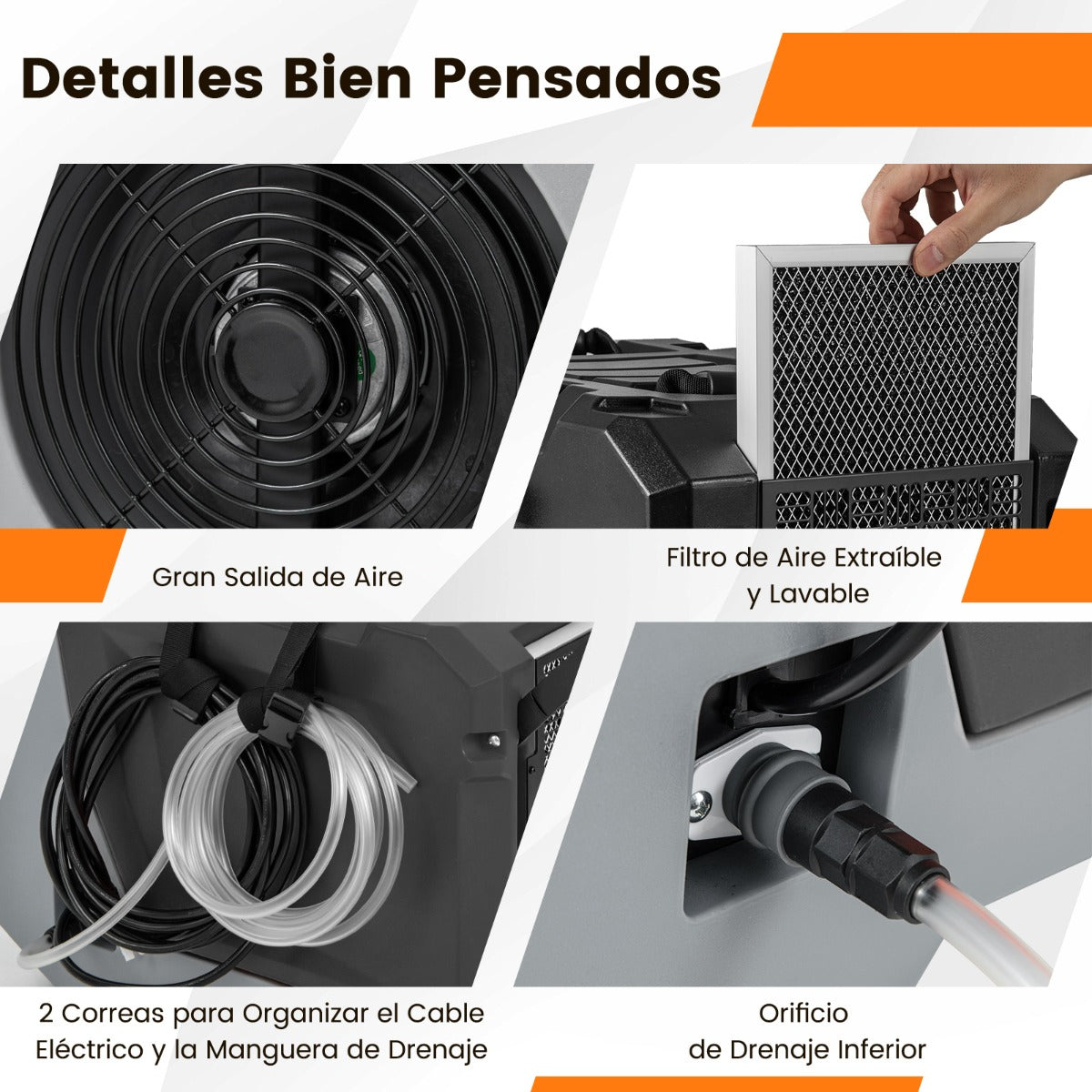 Desumidificador Comercial – 85 L/Dia – Preto