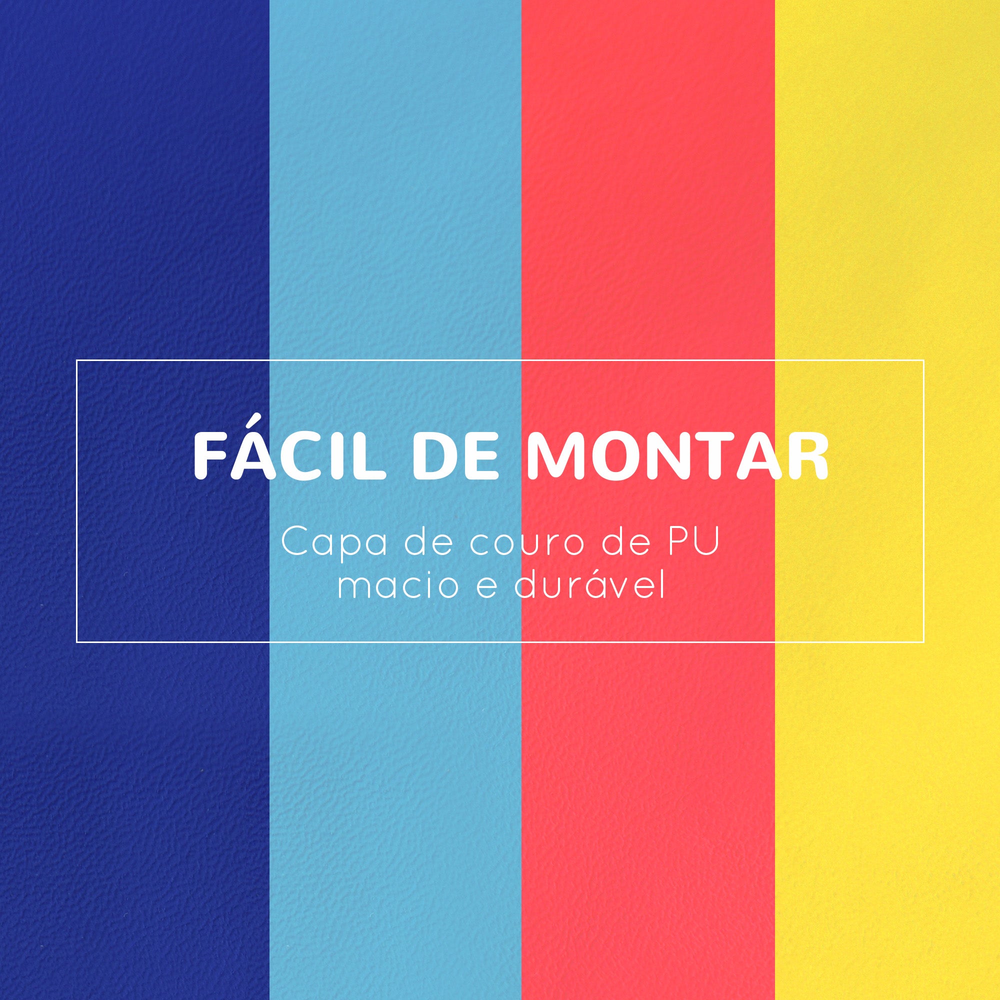 Conjunto de 4 Blocos de Psicomotricidade Multicor 45.5x45.5x25 cm