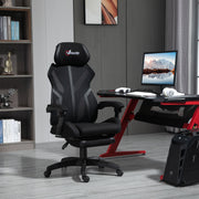 Cadeira de Escritório Gaming Ergonômica Preto 65x65x129cm